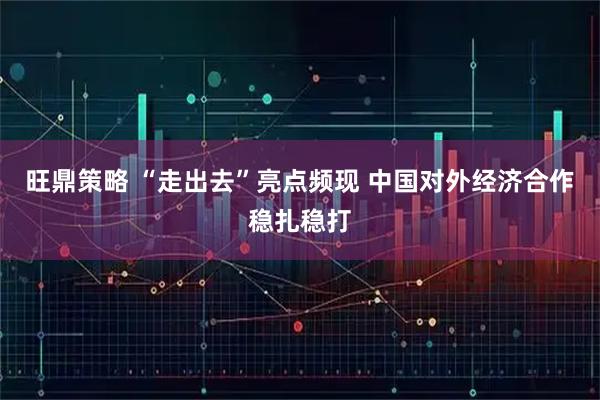 旺鼎策略 “走出去”亮点频现 中国对外经济合作稳扎稳打