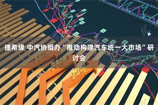 捷希缘 中汽协组办“推动构建汽车统一大市场”研讨会